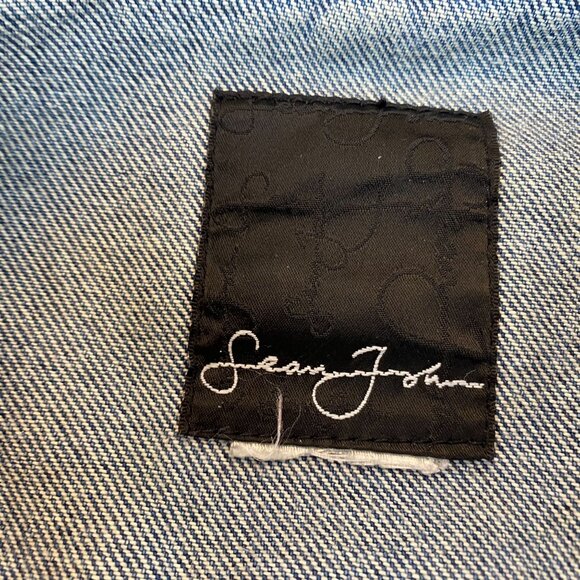 Sean John Men's Blue Denim Jacket XXL Classic Fit Button-Up - Picture 5 of 9